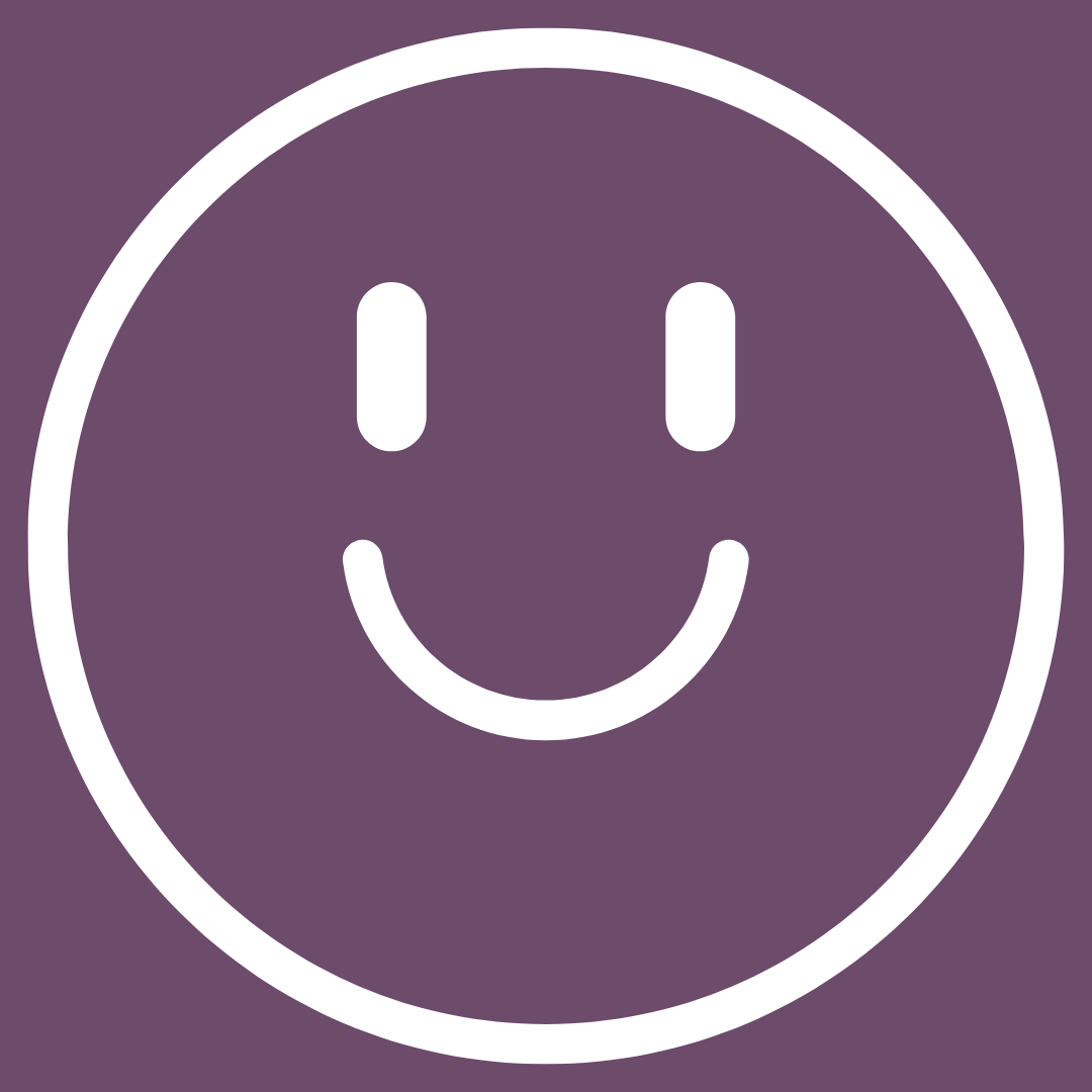 Feel good energy icon representing mood balance, happiness, and positivity from MycoMaté’s natural adaptogenic blend